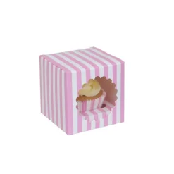 HoM Cupcake Doosje 1 Circus (incl. tray met venster) 3st.