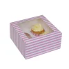 HoM Cupcake Doosje 4 Circus (incl. tray met venster) 2st.