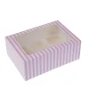 HoM Cupcake Doosje 6 Circus (incl. tray met venster) 2st.