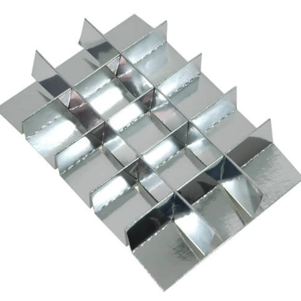 Interieur Chocoladeletterdoos 15-vaks Zilver 100st.