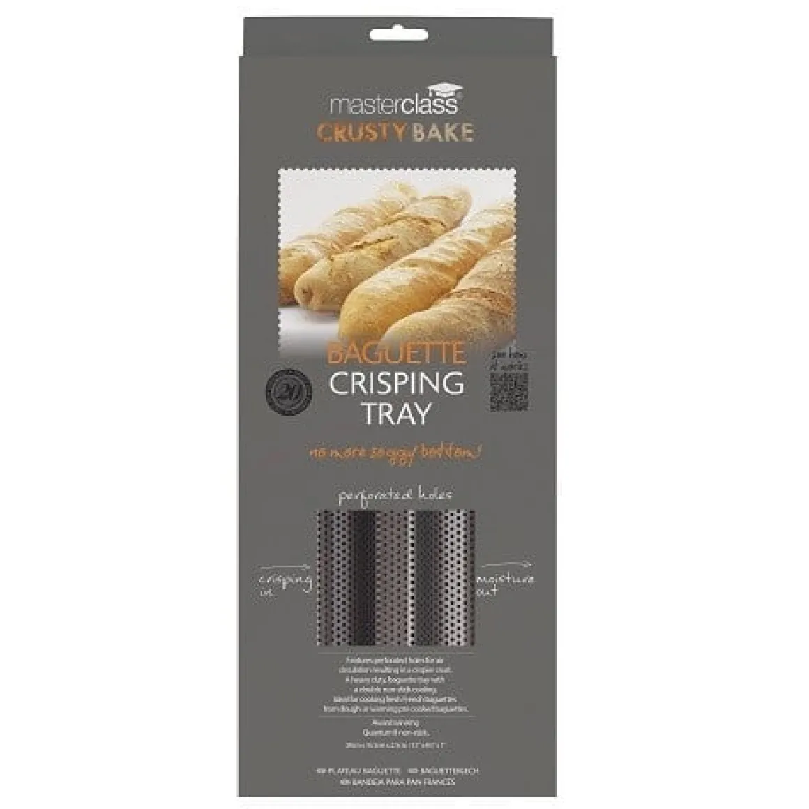 Kitchen Craft Crusty Bake Stokbroodvorm 2-delig 39cm