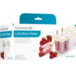 Kitchen Craft IJsvorm voor 8 IJsjes (incl 16 ijsstokjes)