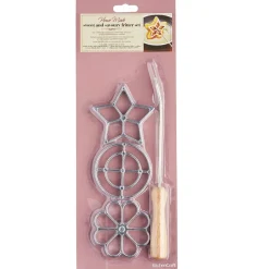 Kitchen Craft Rozet Mallen IJzer Set/3