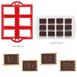 Koekjes Uitsteker & Mold Kerst Set 2-delig