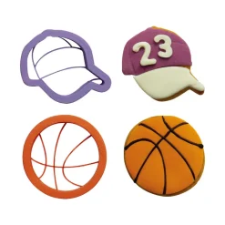 Koekjes Uitsteker Basketbal en Pet