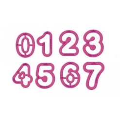 Kunststof uitstekerset Cijfers