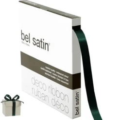 Lint Satijn Donker Groen 15mmx100m