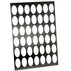 Logo-galettes sjabloon RVS Ovaal Klein