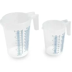 Maatbeker kunststof (open handvat) 1 liter