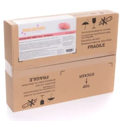 Macarons Aardbei Ø3,5cm 160st.