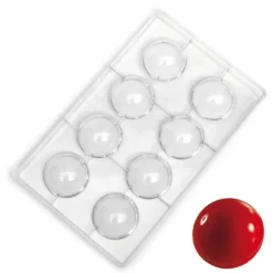 Martellato Chocolade Holvorm Halve Bol (8x) Ø50 mm