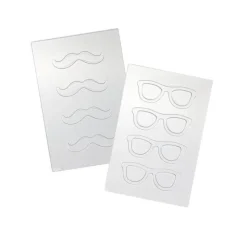 Martellato Chocolademal Snor en Bril (8x)