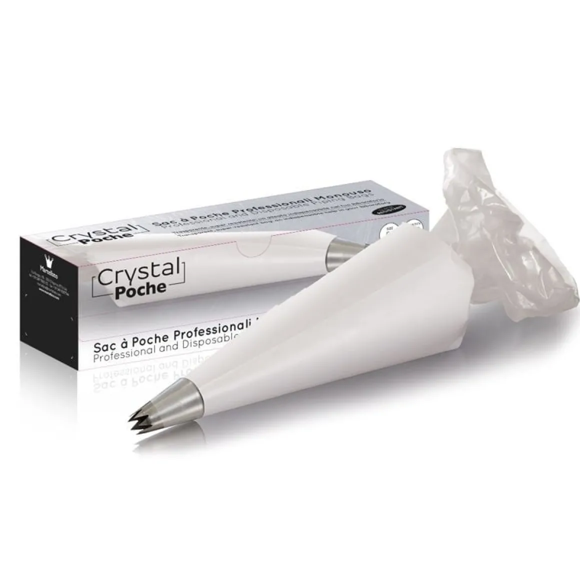 Martellato Wegwerp Spuitzak 65cm Transparant 100 stuks