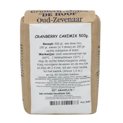 Molen de Hoop Cranberry cakemix 500gr