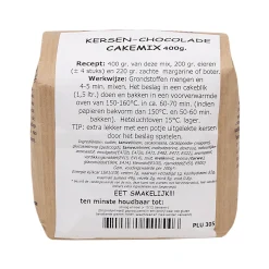 Molen de Hoop Kersen-Chocoladecakemix 400gr