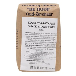 Molen de Hoop Koolhydraatarme Snack-Crackermix 500 gram