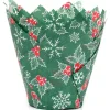 Muffin Cups HoM Tulp Hulstblaadjes Kerst 36st.