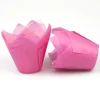 Muffin cups tulpmodel Roze 200 st.