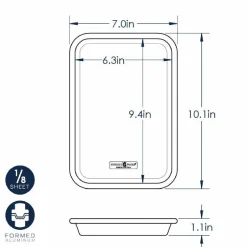 Nordic Ware Bakplaat 24x16x2,8cm