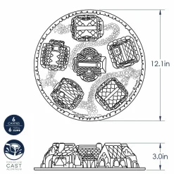 Nordic Ware Kerst Dorpje Bakvorm