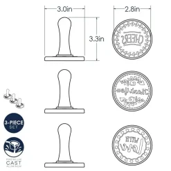 Nordic Ware Koekjesstempel Greetings Set/3