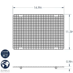 Nordic Ware Koel / Druip Rek Koper 45,5x29cm