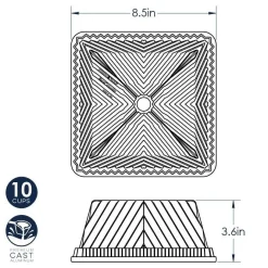 Nordic Ware Tulband Squared Bakvorm**