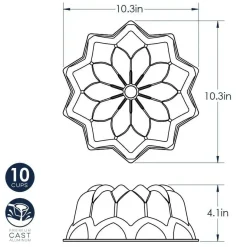 Nordic Ware Vintage Ster Tulband Bakvorm