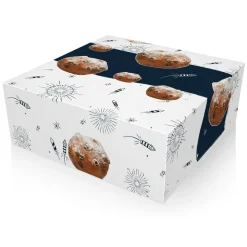 Oliebollendoos Wit 23x23x8cm