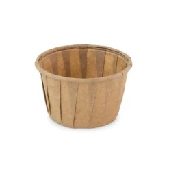 Papieren Bakje Rond Bruin Ø5x3,1cm 200st.