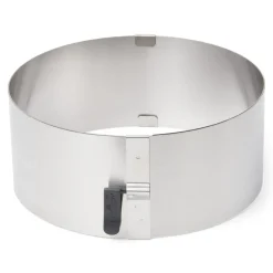 Patisse Taartring Verstelbaar RVS Ø17-30x7(h)cm