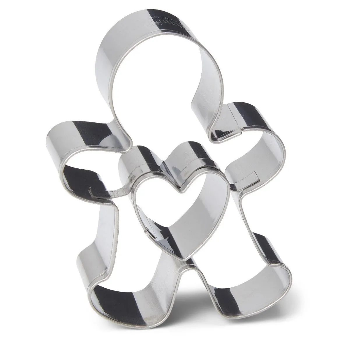 Patisse Uitsteker Speculaaspop/Gingerbread met Hart RVS 7cm