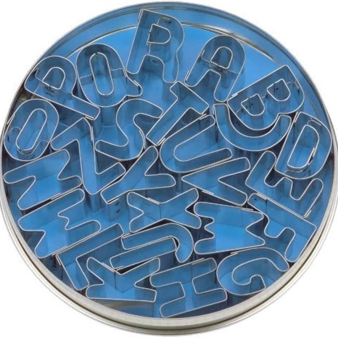 Patisse Uitstekers Alfabet RVS set/26