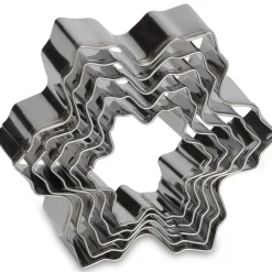 Patisse Uitstekers Sneeuwvlok RVS 5-delig