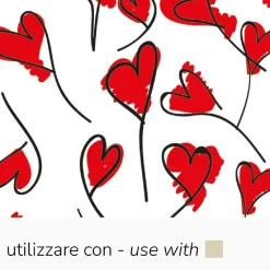 Pavoni Chocolade Transfersheets Hartjes 34x26cm 10st