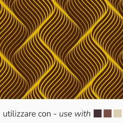 Pavoni Chocolade Transfersheets Gele Golven 34x26cm 10st