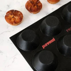 Pavoni Fiberform Muffin Ø8x3,6cm (24) 60x40cm