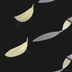 Pavoni FlyChoc Decoratie Tool Lang Blad 80x23mm