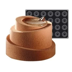 Pavoni Siliconen Vorm Babele Ø68x50mm (24) 60x40cm