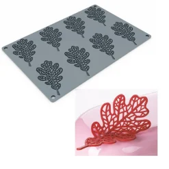 Pavoni Siliconen Vorm Eikenblad 98x53mm (8) 30x20cm