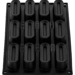 Pavoni Siliconen Vorm Rond 40 80x30mm (12) 30x17,5cm