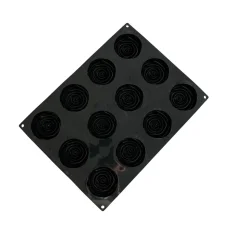 Pavoni Siliconen Vorm Rozen Ø78x26mm (12) 40x30cm