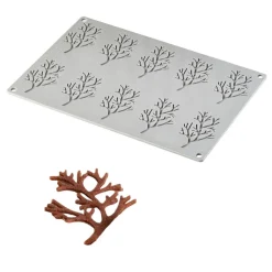 Pavoni Siliconen Vorm Wood Ø78x48mm (10) 30x20cm