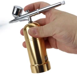 PME Airbrush Kit Oplaadbaar Goud