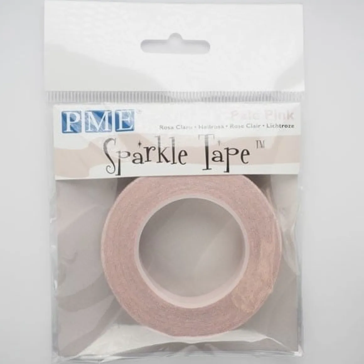 PME Bloementape Roze met Goud Glitter 27,4 meter