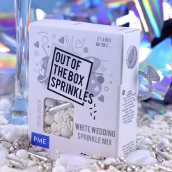 PME Bruiloft Wit Sprinkle Mix (Out of the Box) 60g