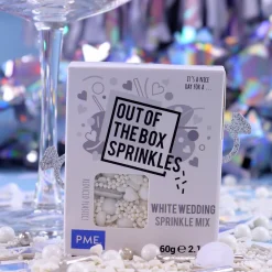 PME Bruiloft Wit Sprinkle Mix (Out of the Box) 60g