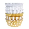 PME Cupcake Vormpjes Goud & Zilver 100st.