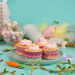 PME Cupcake Vormpjes Happy Easter Ø52mm 60st.**