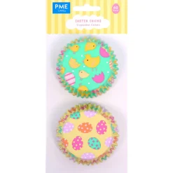 PME Cupcake Vormpjes Paaskuikens Ø52mm 60st.